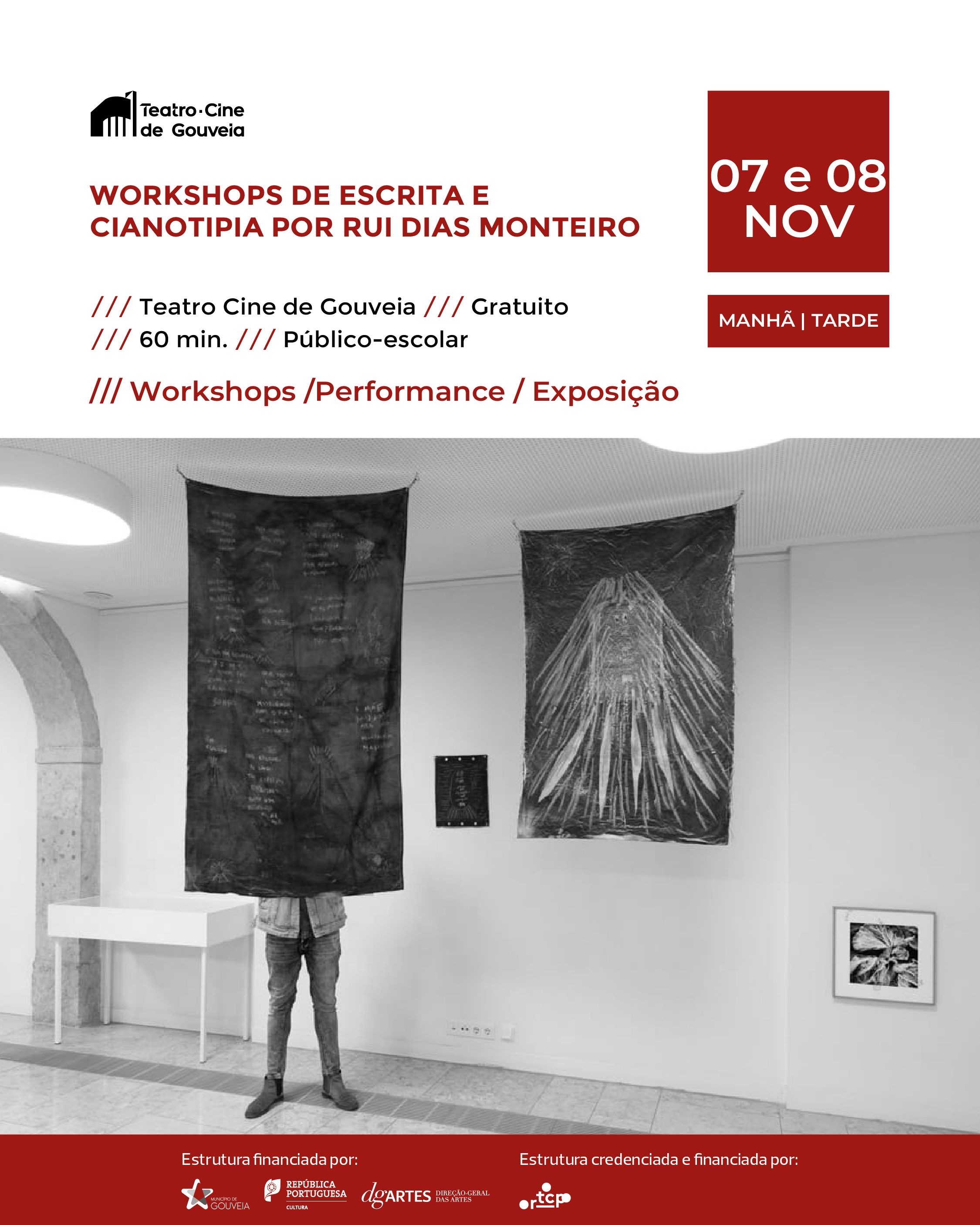  Workshops de Escrita e Cianotipia por Rui Dias Monteiro